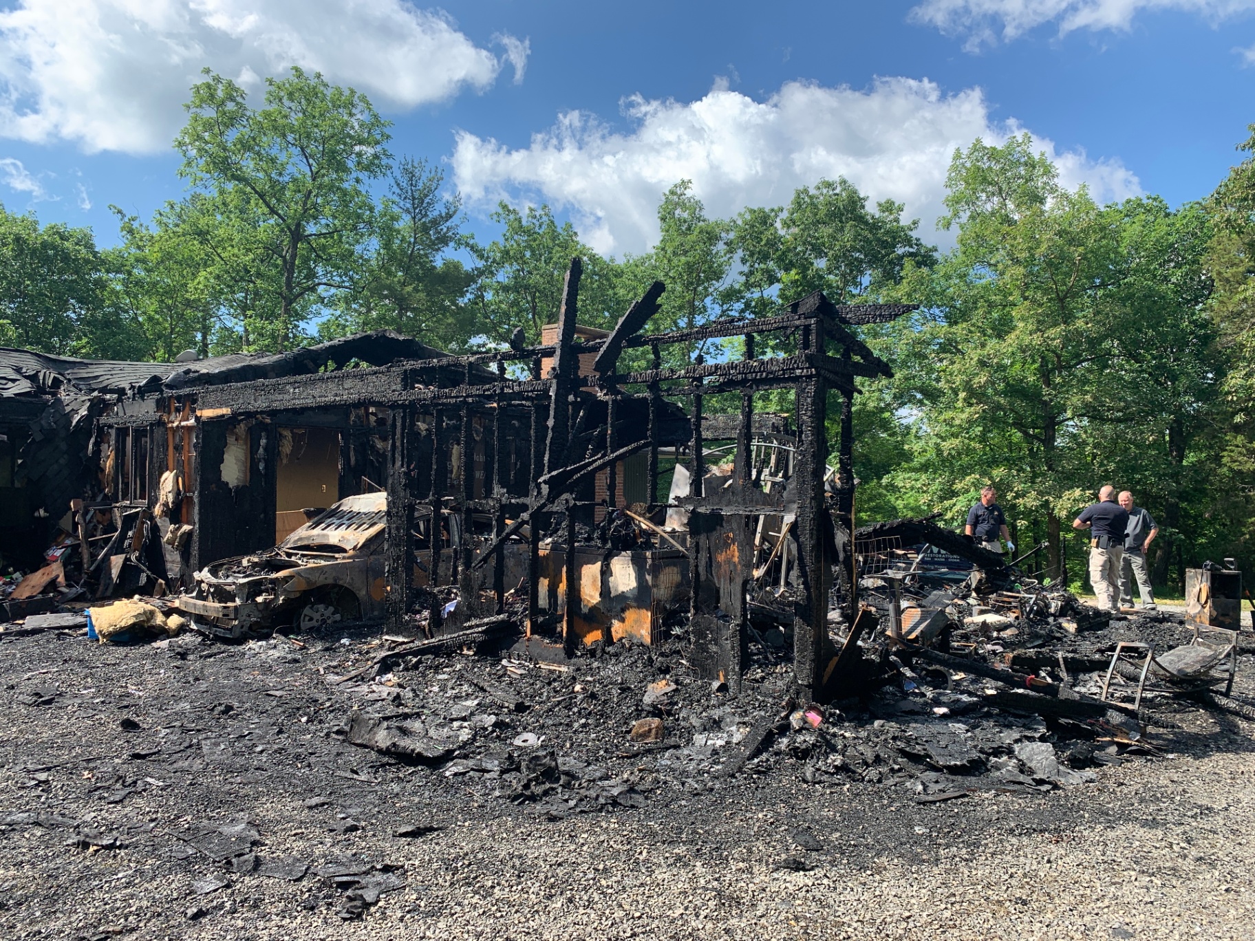 Total Fire Loss, before restoration